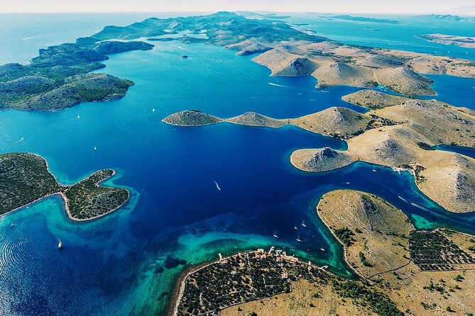 1000 islands route - 1.5-Hour Panoramic Flight over Kornati & Šibenik - Kaštela Bay, Rogoznica, and Primošten from Above