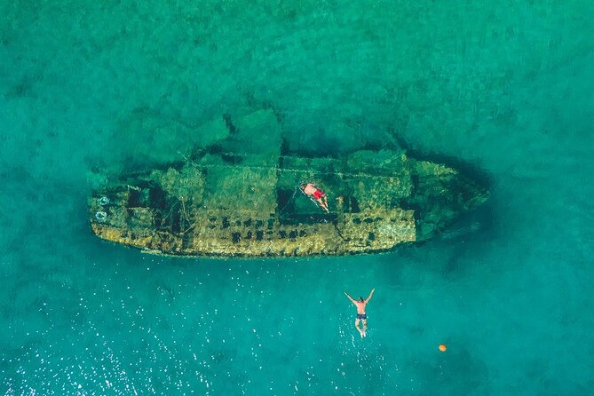 Adriatica Tour ( Blue Lagoon and Solta) from Trogir or Split - Stop 3: Nečujam bay for snorkeling around a sink-boat wreck