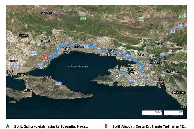 Airport Split: Private Transfer from Split - A stress-free way to start (or end) your Split trip