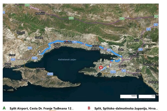Airport Split: Private Transfer to Split - From Split Airport to Split Town Without the Stress Spiral