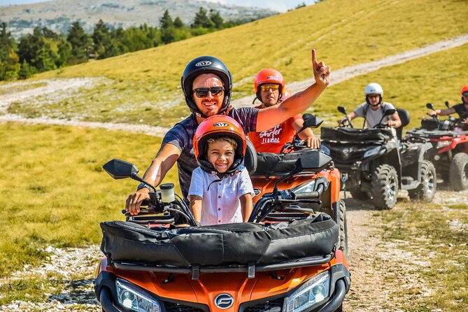 ATV Cetina family tour with picnic - The Quad Bikes: Automatic CF Moto 450L and Real Beginner Comfort