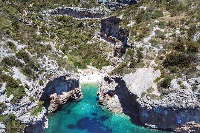Blue Cave and Hvar Boat Tour: Small-Group from Split or Brac - Vis Island stop 1: Komiža for shade, alleys, and a real pause
