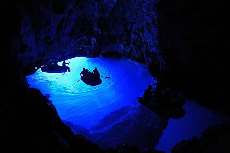 Blue Cave and Hvar Island Trip from Split - Blue Cave and Green Cave: Light Tricks That Make the Color Look Real