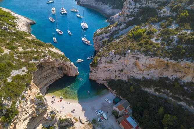 Blue Cave and Town Hvar with 5 Island Boat Tour - The Military Submarine Shelter: A Secret Base You Don’t Expect to See