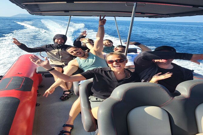Blue Cave & Hvar, 5 Islands Speedboat with Luxury Seats in Shade - Stiniva Bay panorama: the coast ride that sets up the best swim later