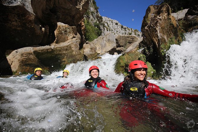 Canyoning on Cetina River Adventure from Split or Zadvarje - Gear up for helmet, life jacket, and real instruction