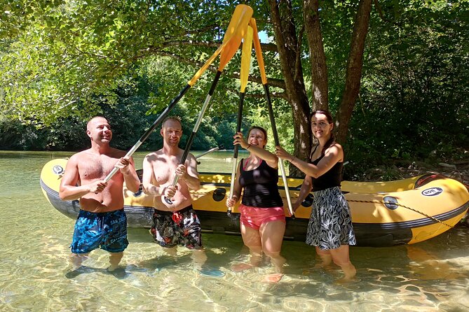 Cetina River Rafting Adventure with Hidden Caves and Waterfall - Your 11 km Run: Swims, Waterfall Shower, and Optional Cliff Jumps