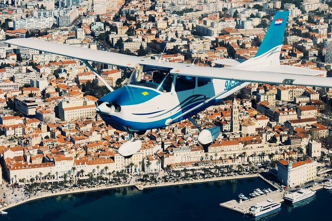 Dalmatian route - Panoramic flight over Brač, Hvar, Šolta & Split from Brač - Zlatni rat near Bol: the beach you finally understand from above