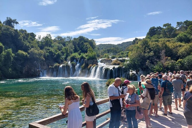 Discover Krka Waterfalls, Explore Trogir and Enjoy a Swim - Krka canyon boat ride: a scenic break from the walking