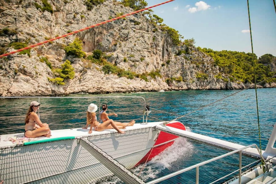 From Brač Island: Catamaran Tour with Food & Drinks - The Brac catamaran day that mixes coast + viewpoints