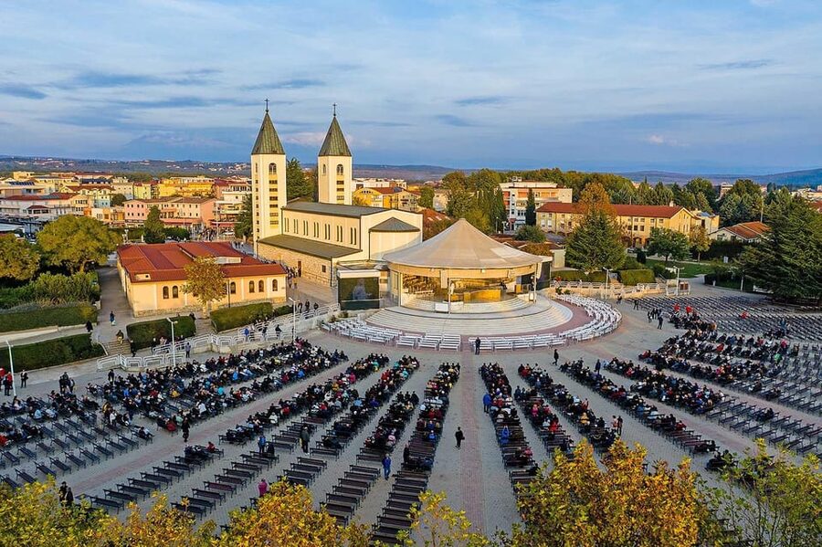From Makarska: Medugorje Day Trip - Blue Cross: a dedicated place for meditation and prayer