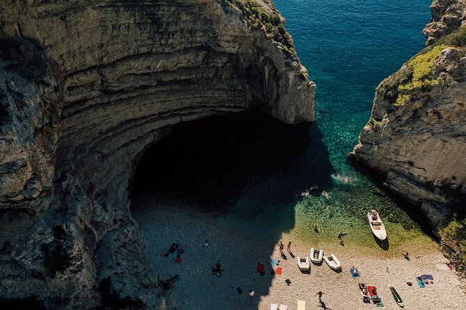 From Split: Blue cave & 5 Islands tour - Budikovac Island: swim, then switch to beach-bar mode