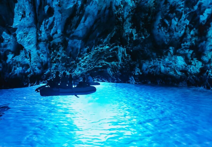 From Split: Blue Cave, Mamma Mia, Vis & Hvar 5-Island Tour - The Split start at Prokurative: arrive early, then relax
