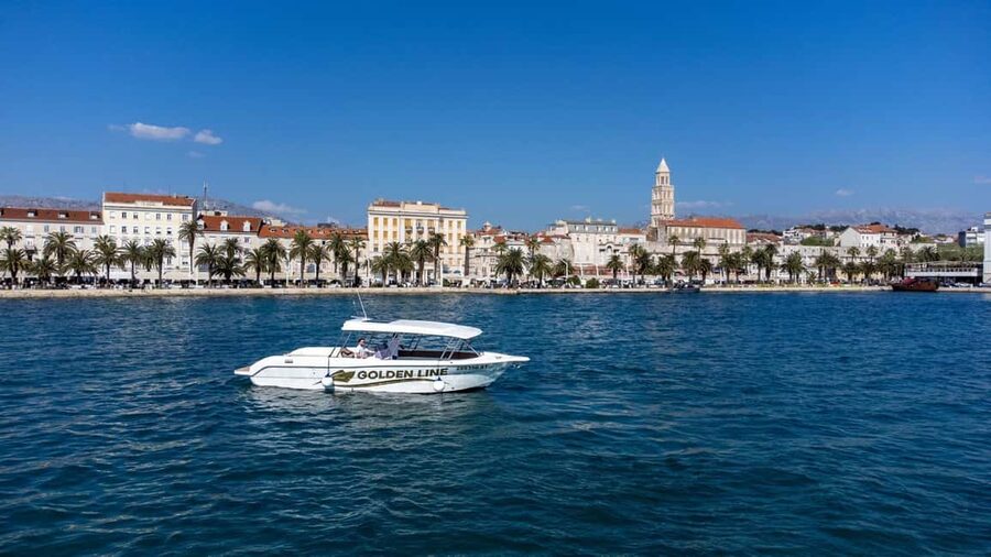 From Split: Blue Lagoon and 3 Island Boat Tour - Krknjaši Bay Blue Lagoon: the crystal-water swim stop