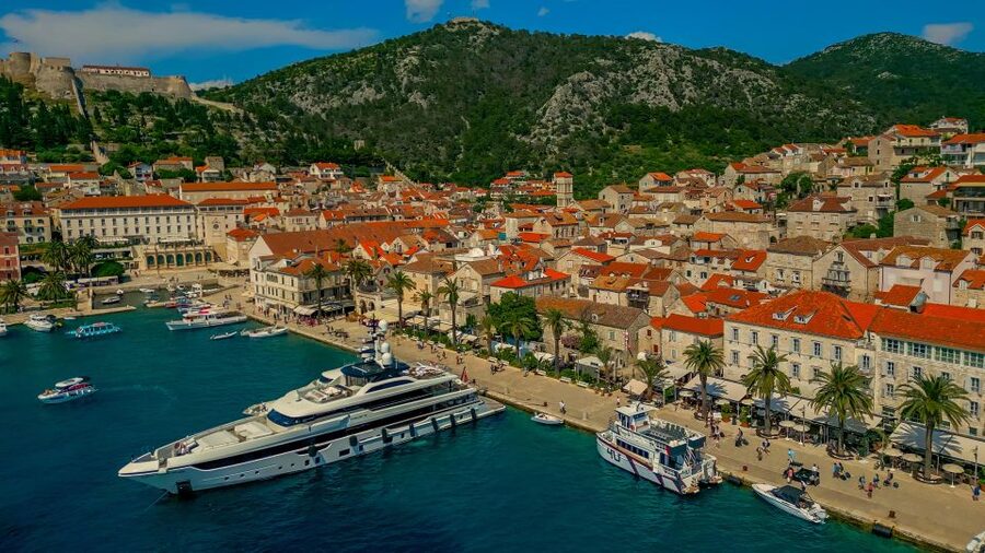 From Split, Croatia: Blue Cave & Hvar 5 Islands tour - Hvar Island: 2.5 Hours for Lunch, Old Town, and Sights