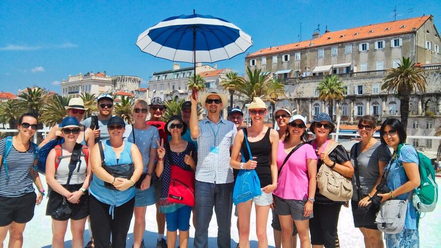 From Split: Half-Day Tour of Trogir Old Town in Small Group - Getting From Split: Air-Conditioned Ride and the Golden Gate Meeting Point