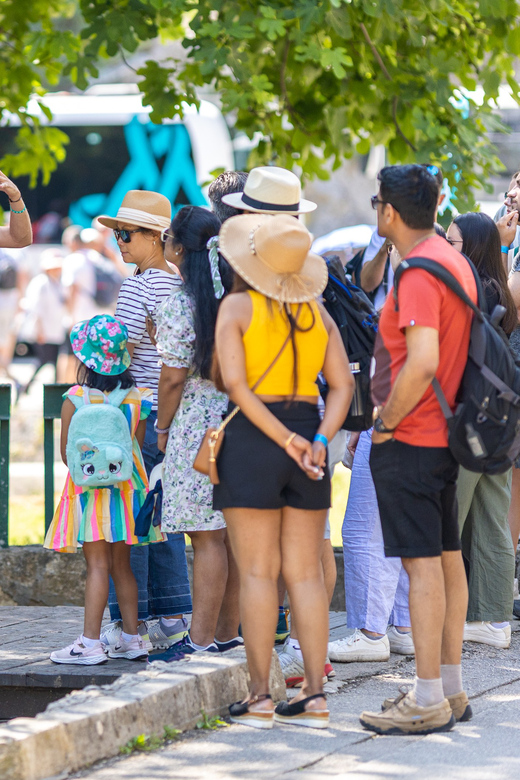 From Split: Krka Waterfalls day tour & wine tasting - The 45-minute guided walk: Ethno Museum, watermills, and hydroelectric power