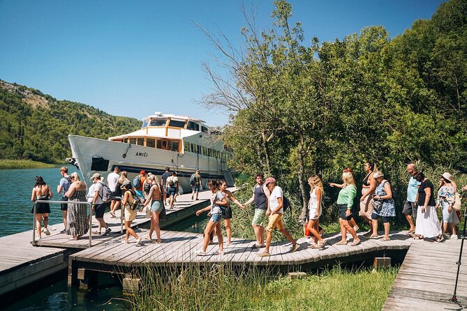 From Split: Krka Waterfalls, Food & Wine Tasting Tour - Skradin: fortress views, town wandering, and the river-meets-sea break