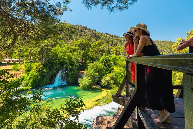 From Split: Krka Waterfalls Tour - Skradin time: swimming, food, and the optional wine tasting add-on