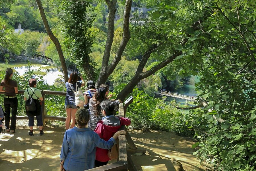 From Split: Krka Waterfalls Tour with Boat Ride & Swimming - The ride to Krka: 1.5 hours in an air-conditioned bus