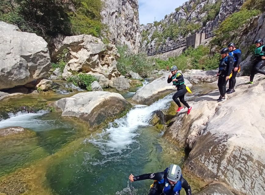 From Split/Omiš: Canyoning Cetina River + Free Photos/Video - Photo and video: free memories plus optional add-ons
