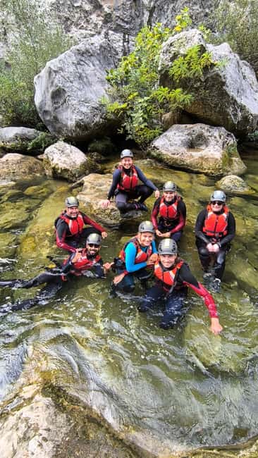 From Split/Omiš: Canyoning Cetina River + Free Photos/Video - Guides and safety: briefing first, then action
