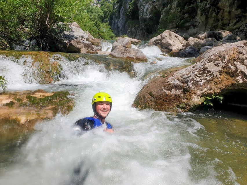 From Split or Zadvarje: Cetina River Canyoning - Rappels, Subterranean Tunnels, and Getting to Gubavica Waterfall
