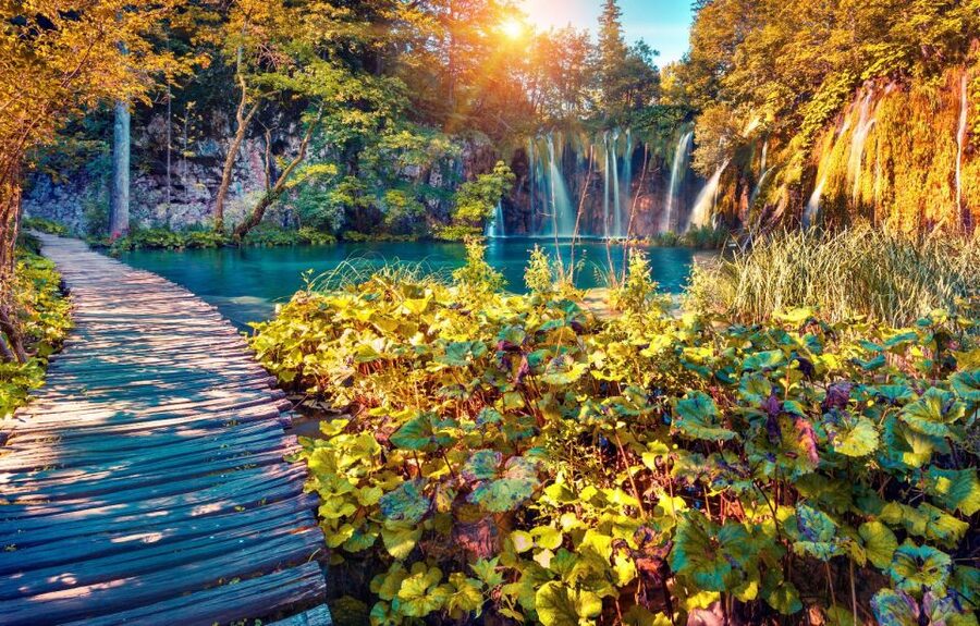 From Split: Plitvice Lakes Full-Day Trip - Wooden walkways, steps, and water shoes logic (yes, even in summer)