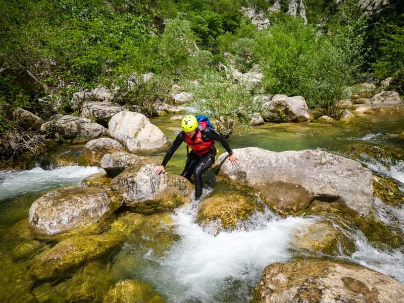 From Split/Šestanovac: Canyoning on Cetina River - The hike to the canyon start: short on paper, real on your legs