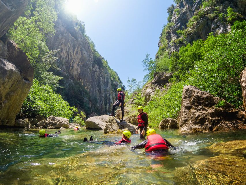 From Split/Šestanovac: Extreme Canyoning on Cetina River - The Velika Gubavica moment: abseiling 53 meters