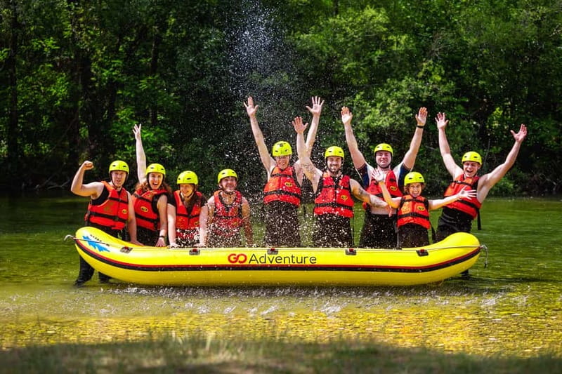 From Split/Šestanovac: Whitewater Rafting on Cetina River - The rafting run: canyon scenery plus the right dose of adrenaline