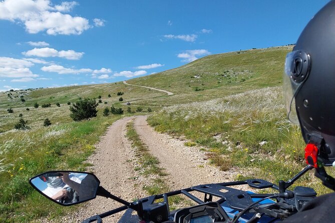 From Split: Small group ATV ride in Dinara NP - Cetina River passing: the scenic break between climbs