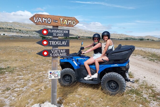 From Split: Small group ATV ride in Dinara NP - Meeting at St. Francis in Split and the transfer trade-off