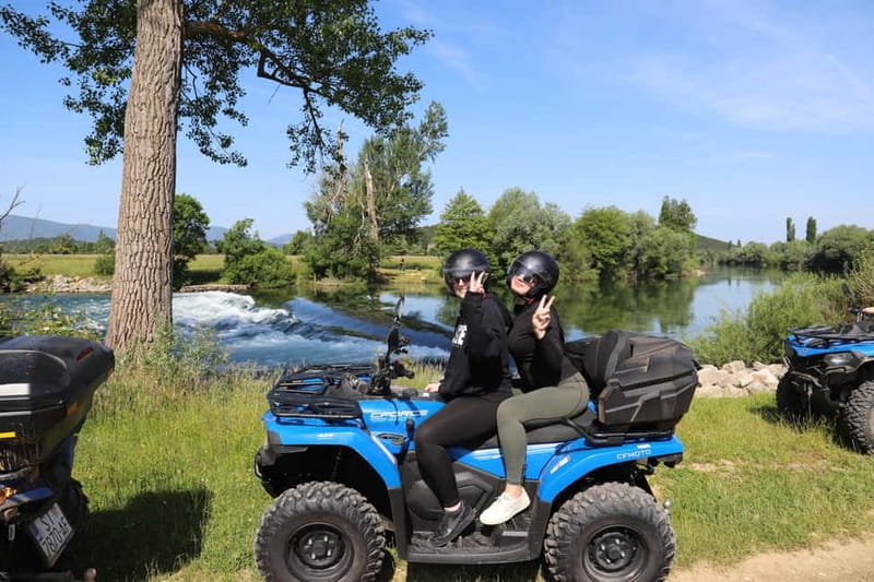 From Split: Three Rivers Quad Tour with Swimming and Lunch - Split pickup and getting to Hrvace without stress