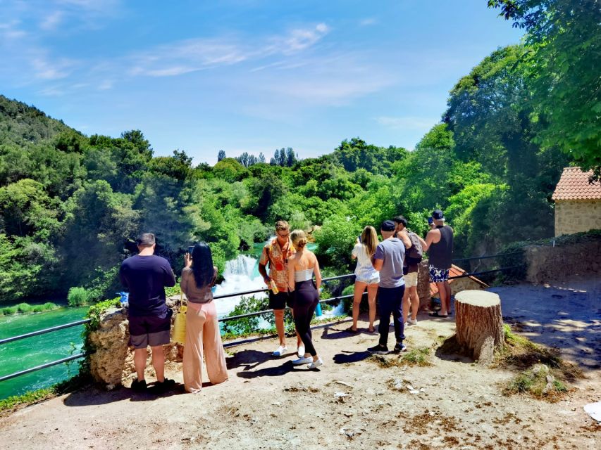From Split & Trogir: Krka Waterfalls Day Tour with Boat Ride - The little village stops: stone houses, workshops, and a watermill