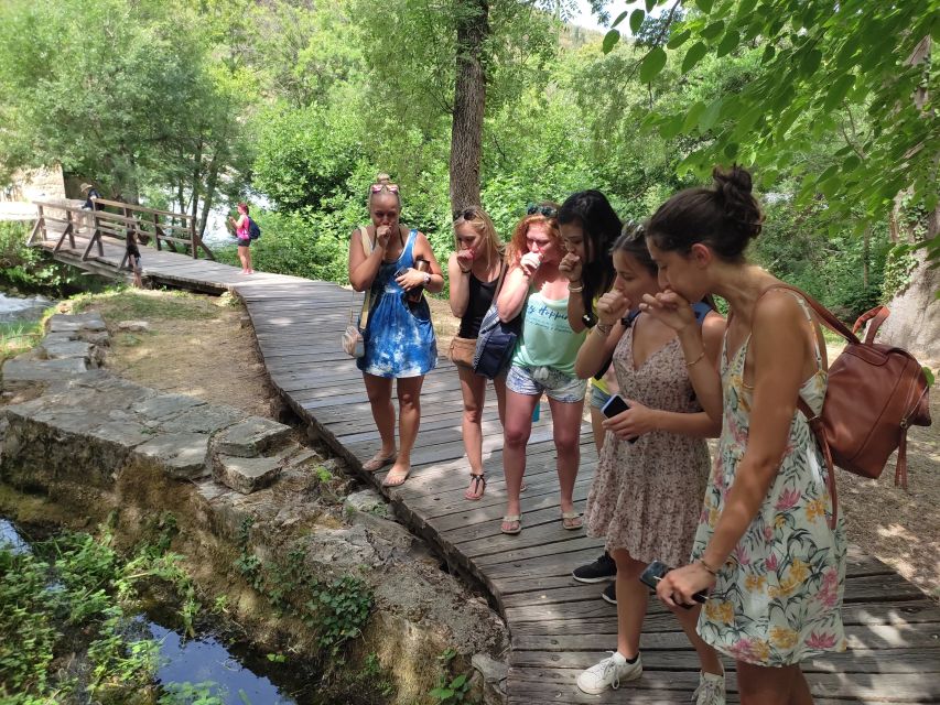 From Split & Trogir: Krka Waterfalls Day Tour with Boat Ride - Skradin with 1.5 hours: swimming, walking, and what to do fast