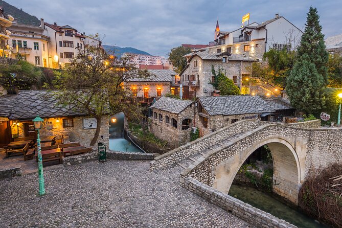 From Split/Trogir: Mostar and Medjugorje Tour with Wine Tasting - Mostar’s Old Bridge and Old Bazaar: the landmark you can’t fake