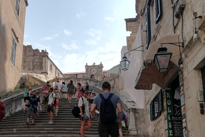 From Split/Trogir Small group tour to Dubrovnik with stop in Ston - Rector’s Palace, Sponza Palace, and the church that anchors the skyline