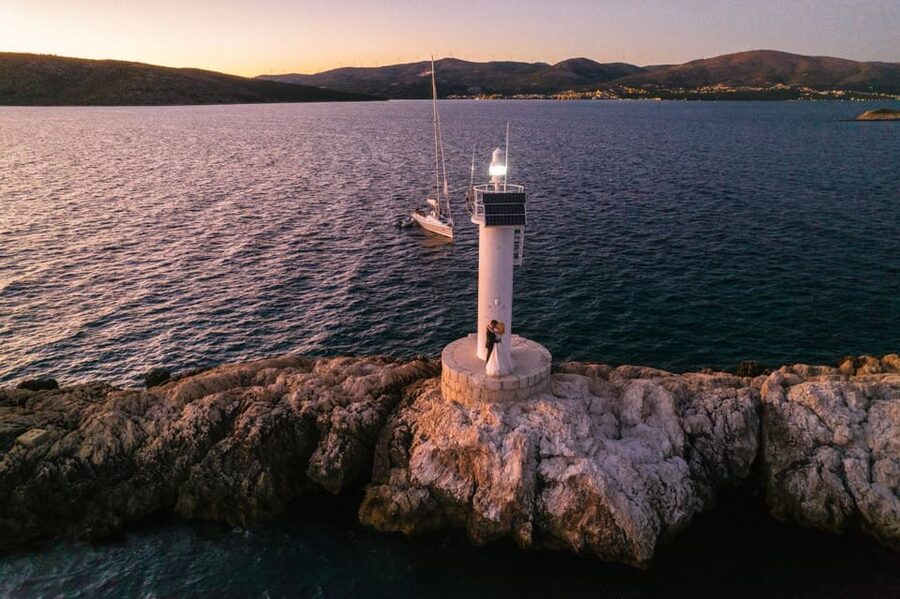 From Trogir Day sailing (private tour) - ACI Marina Trogir to the open water by 10:00
