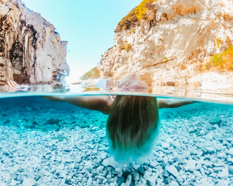 From Trogir or Split: Full-Day Blue Cave & Hvar Island Tour - Stiniva Bay and the limestone photo break: quick stops, good angles