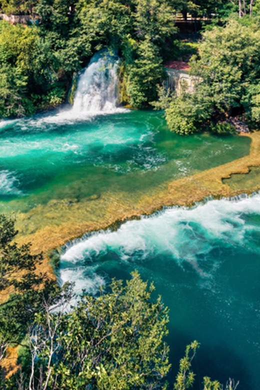 From Trogir, Seget & Okrug: Krka Waterfalls & Swimming - Your 2 to 3.5 hours in the park: set your own pace