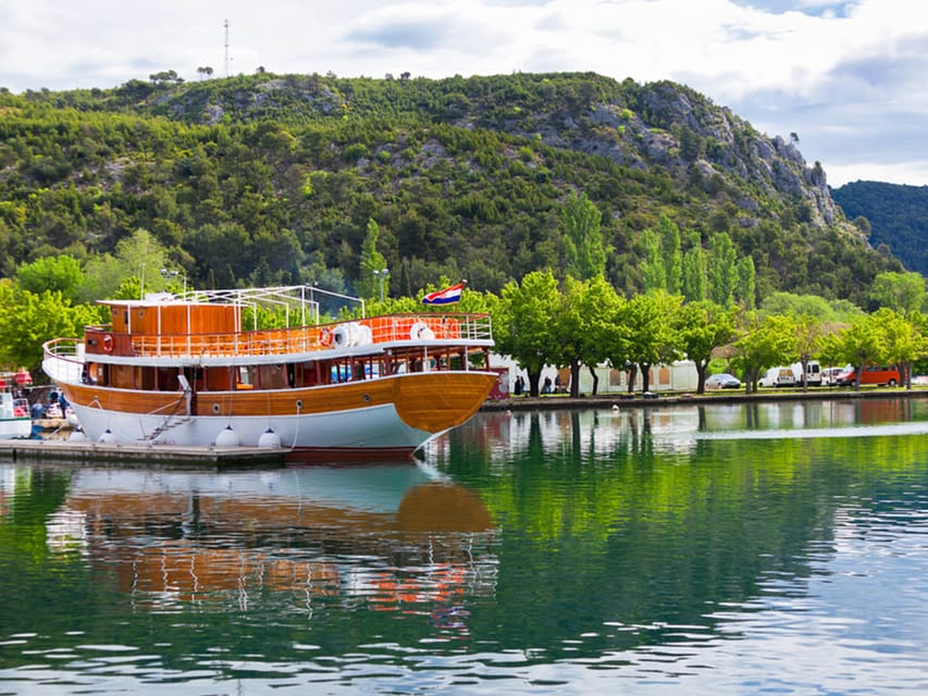 From Trogir, Seget & Okrug: Krka Waterfalls & Swimming - Statue of Our Lady of Loreto viewpoint: the quick photo stop with payoff
