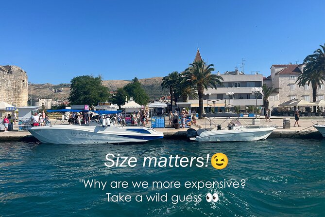 From Trogir & Split: Half Day Speedboat Tour with Blue Lagoon - A half-day speedboat that turns the Dalmatian coast into a sampler