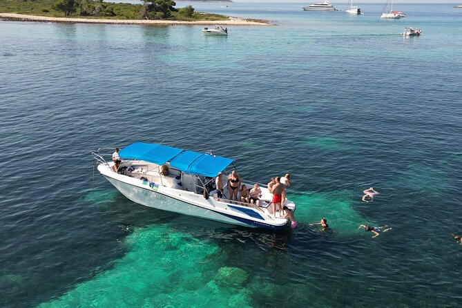 From Trogir & Split: Half Day Speedboat Tour with Blue Lagoon - The three-island loop: Krknjasi Bay, Maslinica, and Ciovo