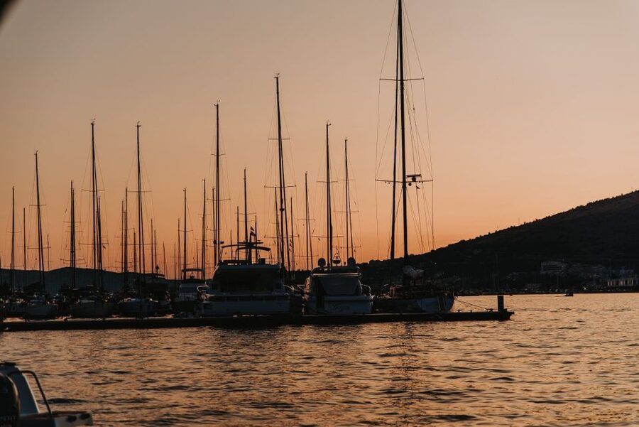From Trogir: Sunset Private Tour - The 7:00 PM cruise: motion, music, and that first water break