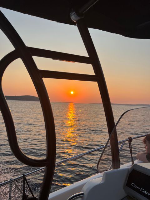 From Trogir: Three Islands Half-Day Speedboat Tour - Maslinica on Šolta: small village walking with a stand-out landmark