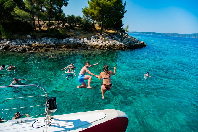 Full-Day Catamaran Cruise to Hvar & Pakleni Islands with Food and free Drinks - The crew and the party energy: fun, safe, and well run