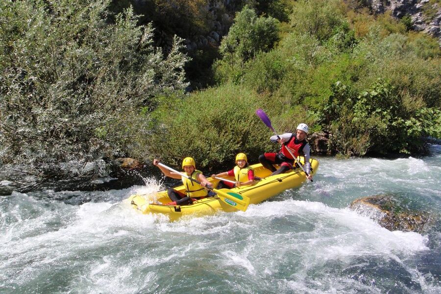 Half-Day Cetina River Rafting - What You Get Packed For Rafting (Neoprene Pants, Boots, Paddle)