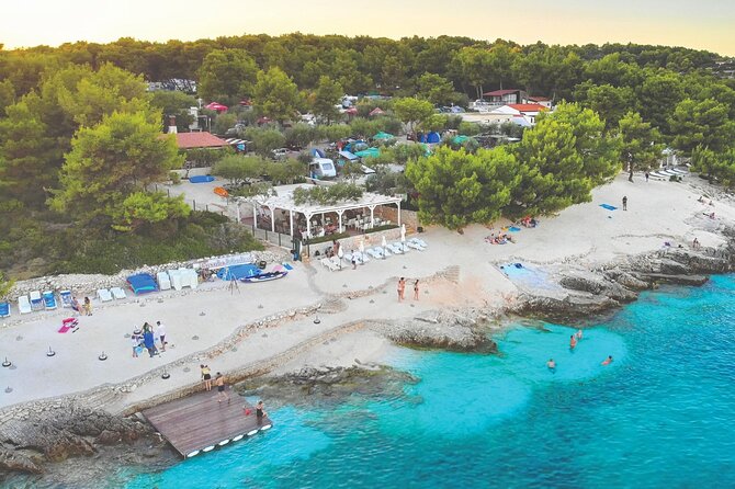 Half Day Tour: Blue Lagoon, UNESCO Town of Trogir, island Ciovo - Stop 2: Blue Lagoon / Krknjaši Bay—snorkeling with included masks