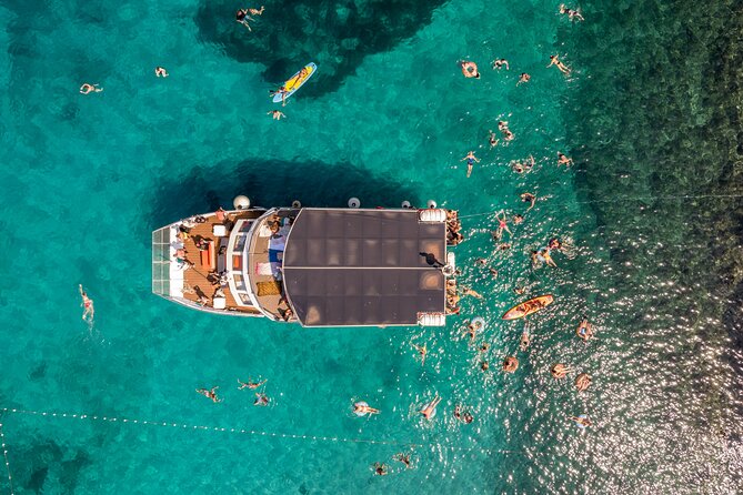 Hvar, Brač & Pakleni islands cruise with lunch & drinks from Split & Trogir - Brac Island (Milna) stop: calm harbor time and beach reality checks